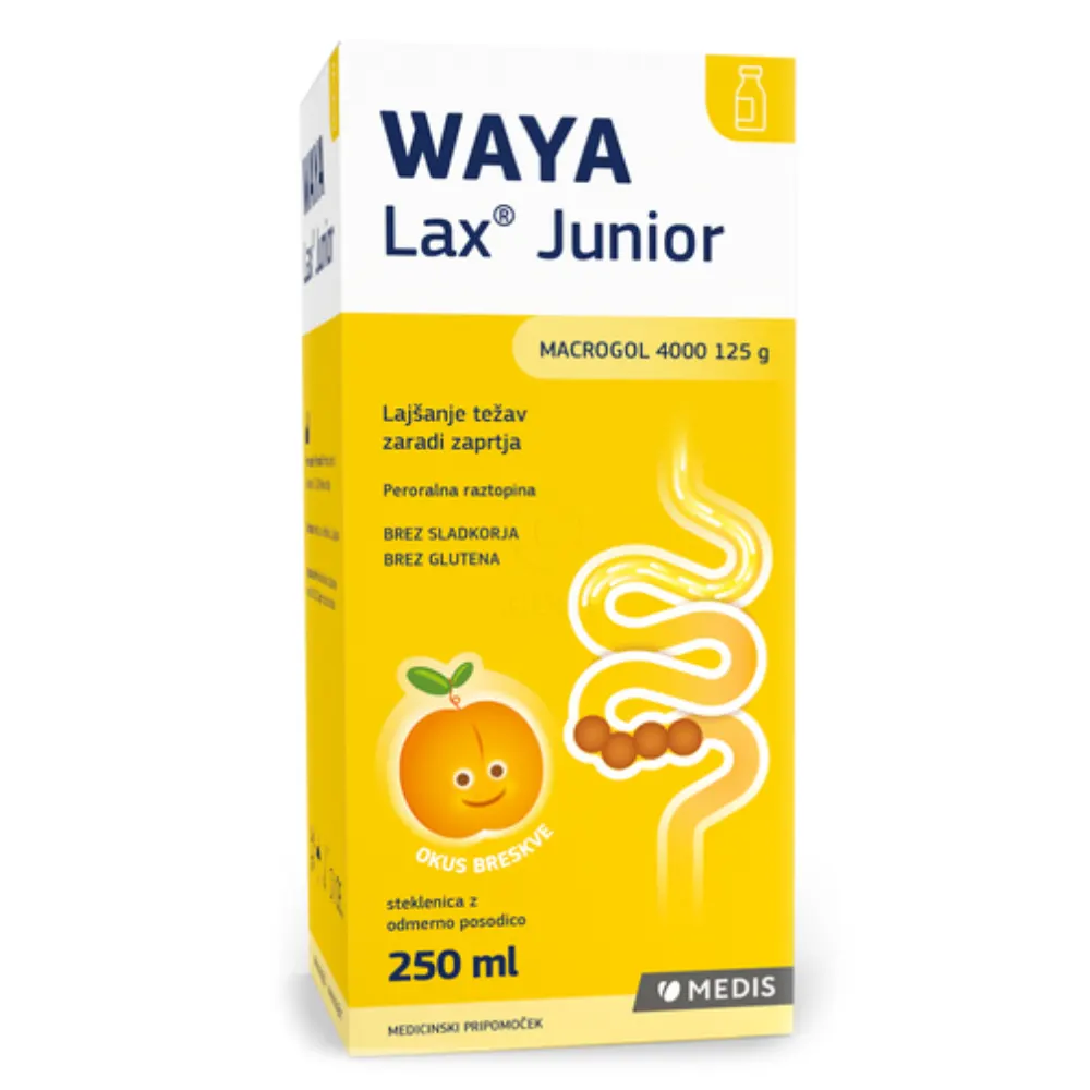 Waya Lax Junior, peroralna raztopina (250 ml)